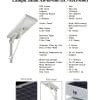 Lampu Jalan PJU ALL IN ONE 60 watt No sensor gerak IC- AIOM