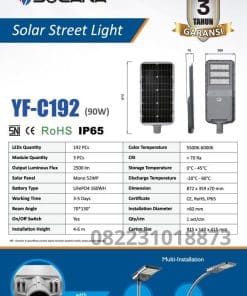 Lampu PJU Solarcell 120 watt SNI Solana