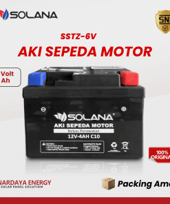 Aki Motor Solana SSTZ-6V 12V 5Ah Original SNI - Aki Kering High Performance