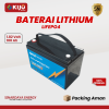 Baterai Kijo Lithium LiFePO4 12.8V 100Ah 1280Wh - Aki Lithium PLTS Original