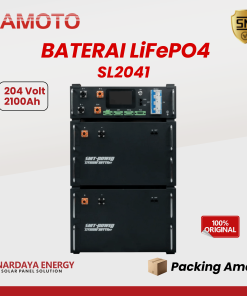 Baterai LiFePO4 Samoto 204V 2100Ah SL2041 Aki Lithium Industrial Deep Cycle Original