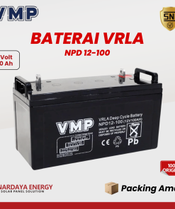 Baterai UPS VRLA VMP Deep Cycle 12V 100Ah T9 Aki Kering Solar Panel Original