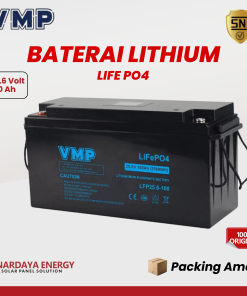Baterai VMP Lithium LiFePO4 25.6V 100Ah - Aki Lithium Panel Surya PLTS Original
