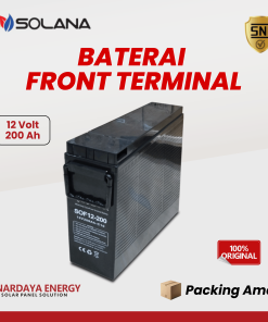 Baterai VRLA Solana 12V 200Ah SOL12-200FT - Front Terminal UPS BTS