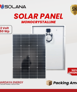 Solar Cell Solana 150WP 12V Monocrystalline SNI - Panel Surya 150 WP Mono Original